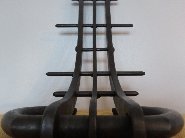 Sculpture patinée en fer forgé